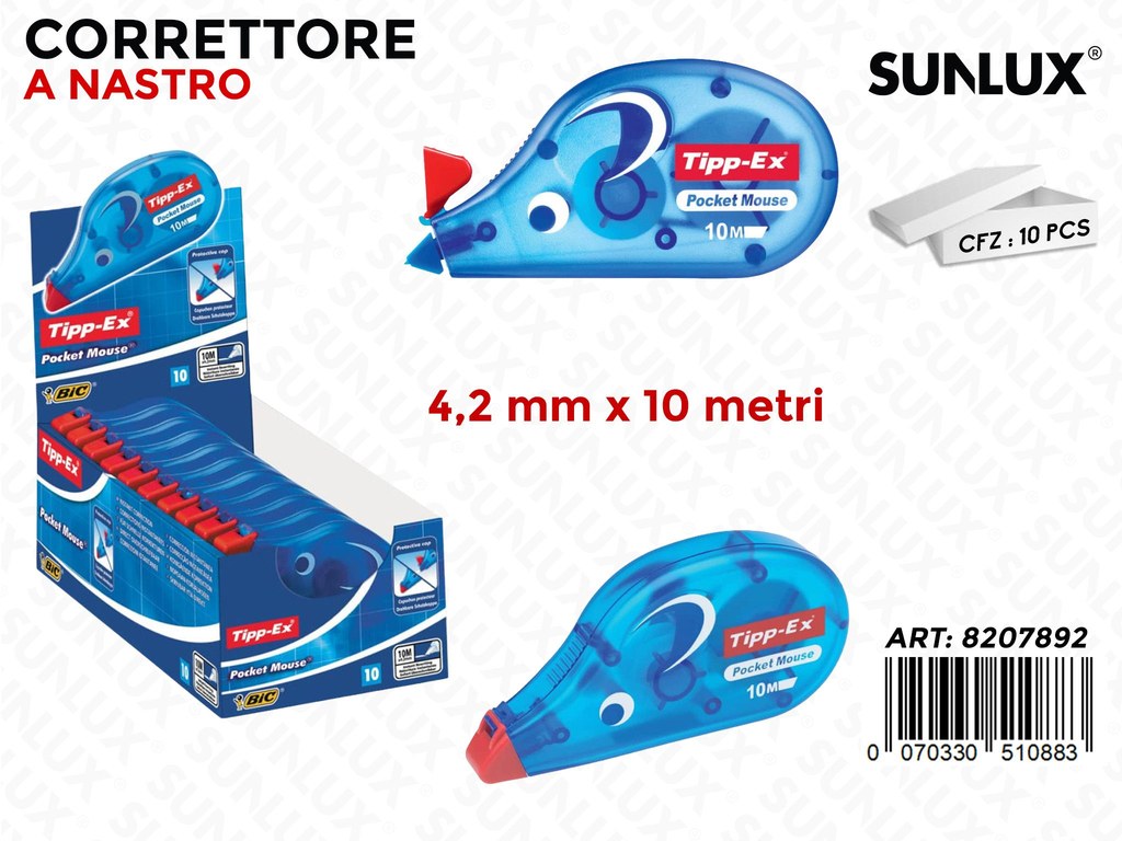 Correttore a Nastro Tipp-ex 4.2MM*10MT