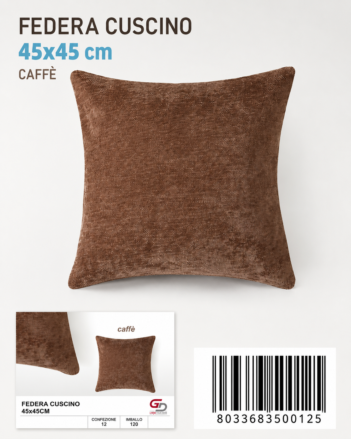 Federa Per Cuscino 45*45Cm