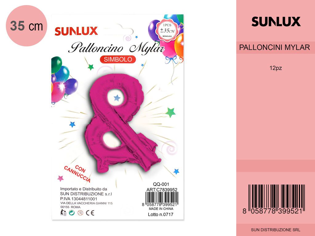 Palloncino Mylar Fucsia