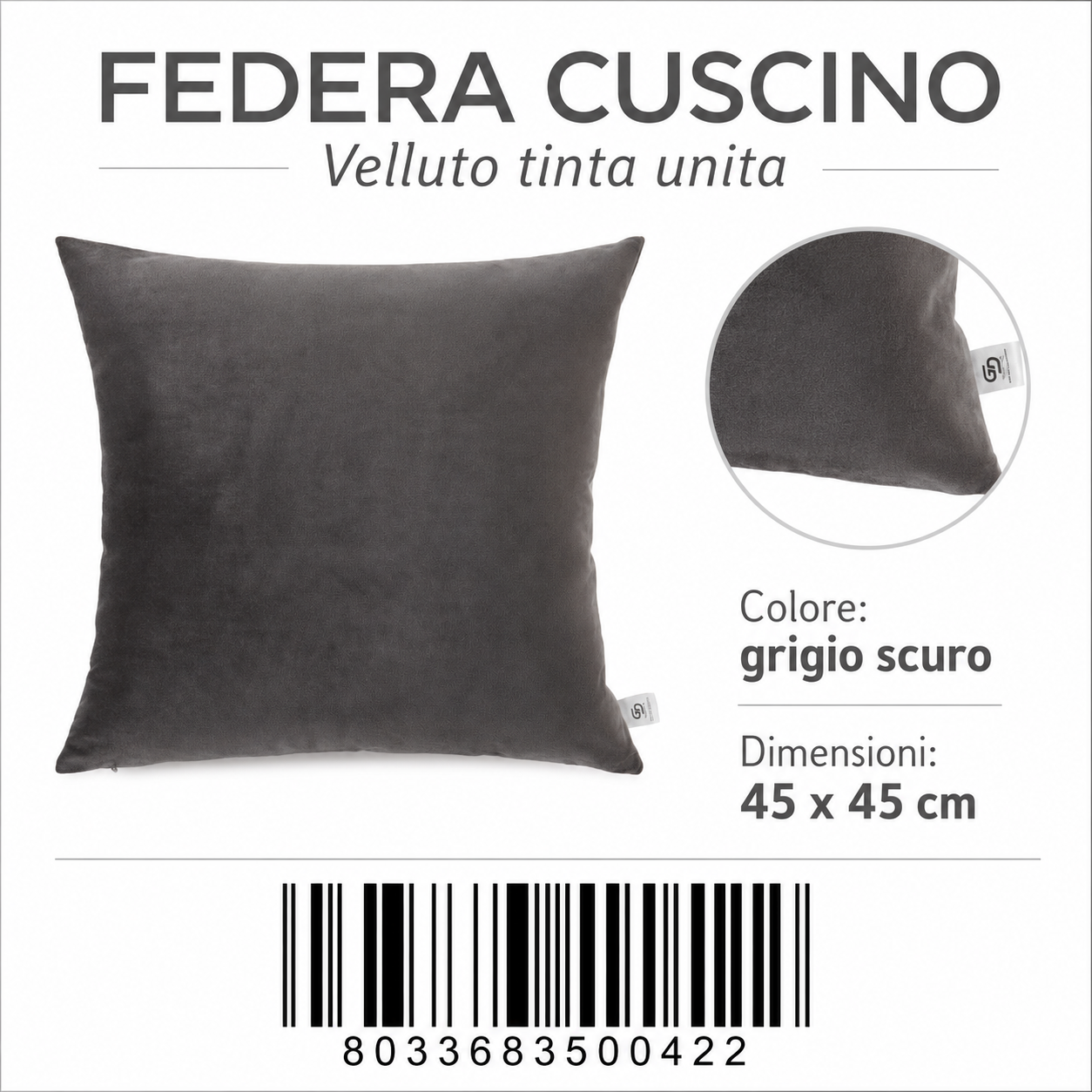 Federa Per Cuscino 45*45Cm