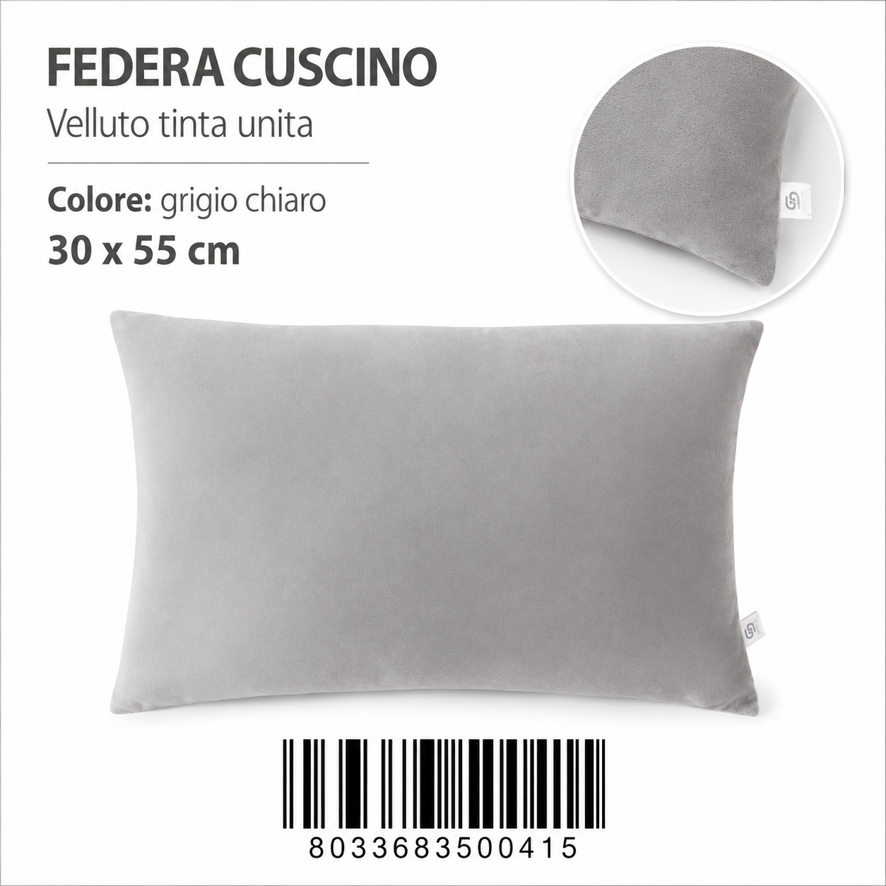 Federa Per Cuscino 30*55Cm