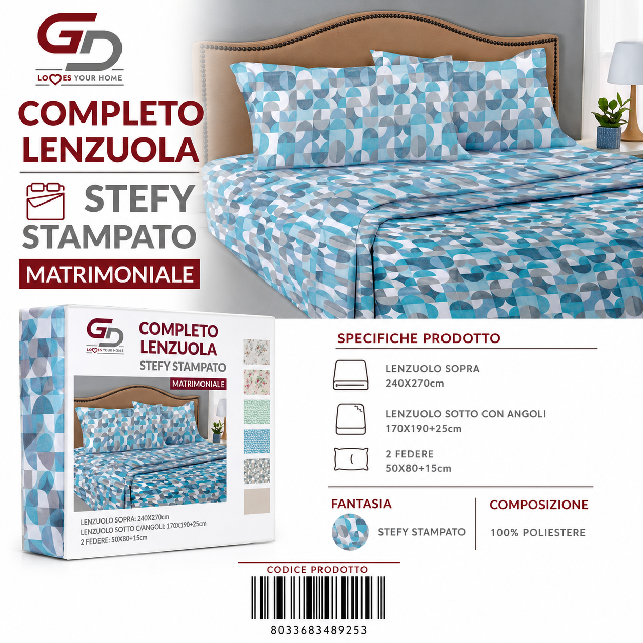 Comp Lenz Micro Stefy Stp 2P 100 Poliestere
