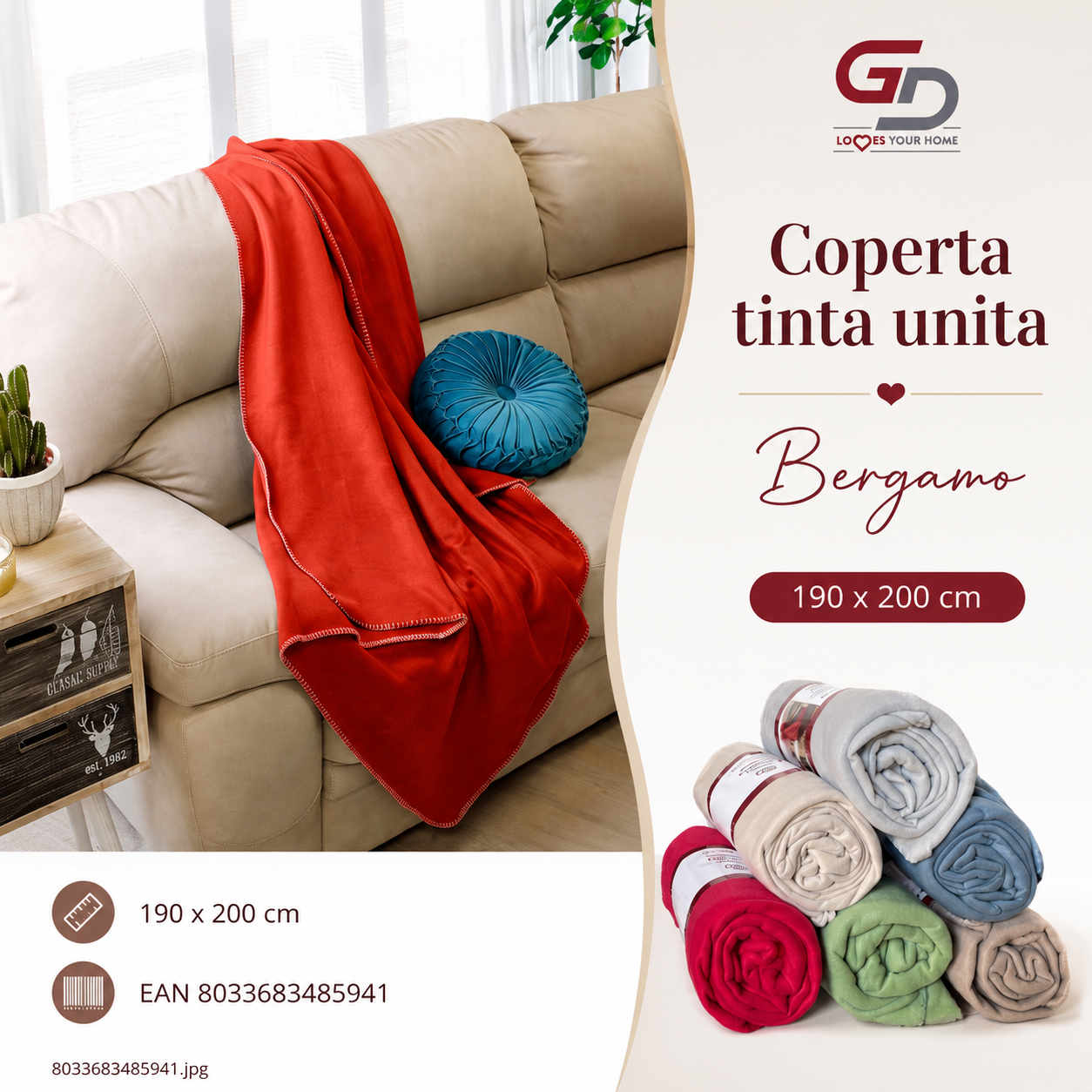 Cop Bergamo T.U. 190*200