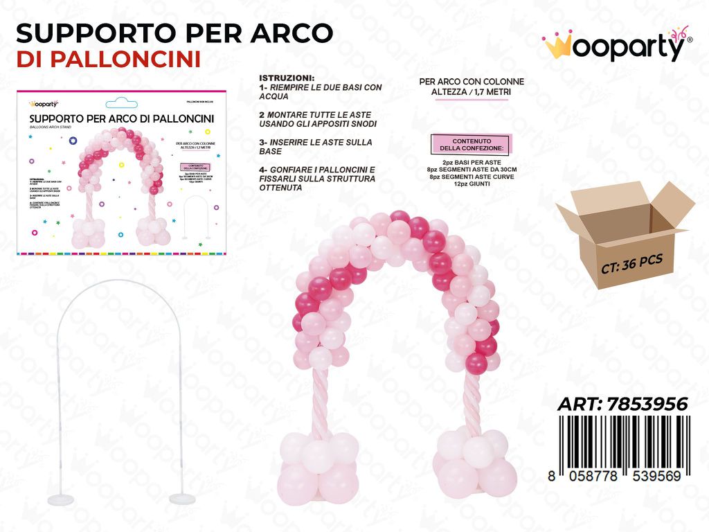 Supporto per Arco di Palloncini 1.7MT