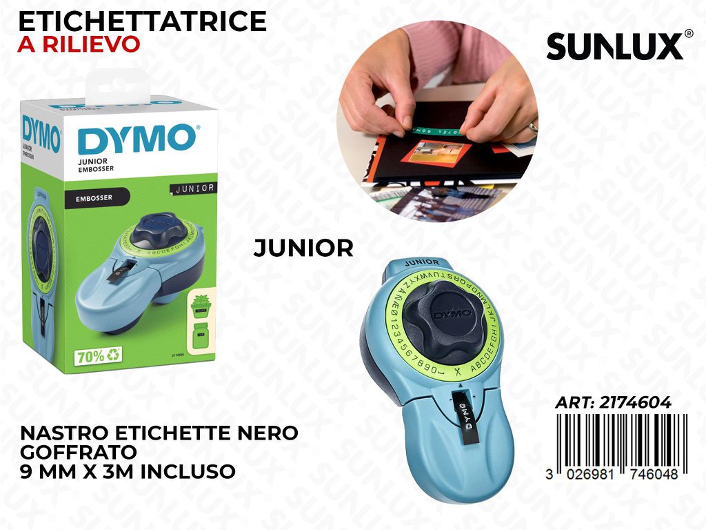 Etichettatrice a Rilievo Dymo Junior