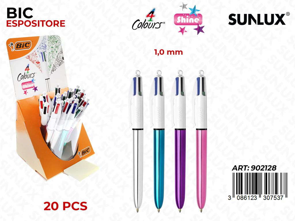 Esp. Bic 4 Colours Shine 1.0MM