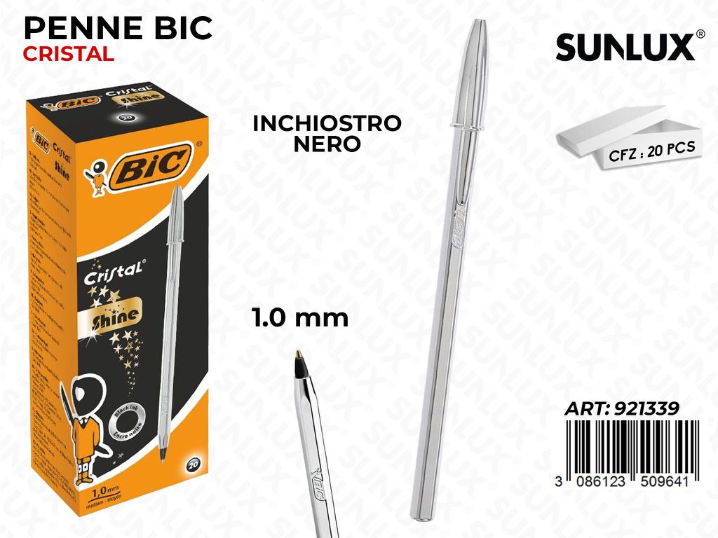 Cristal Shine Celebrate Silver Nero