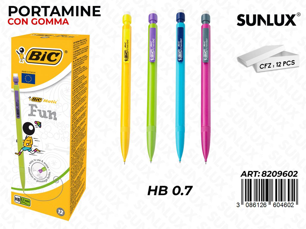Bic Portamine Fun Hb 0.7 Ass.