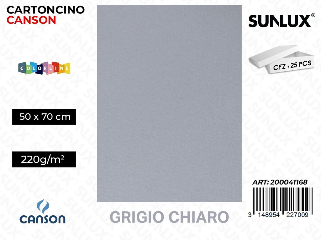 Grigio Chiaro Bristol Colorline 50*70 220G