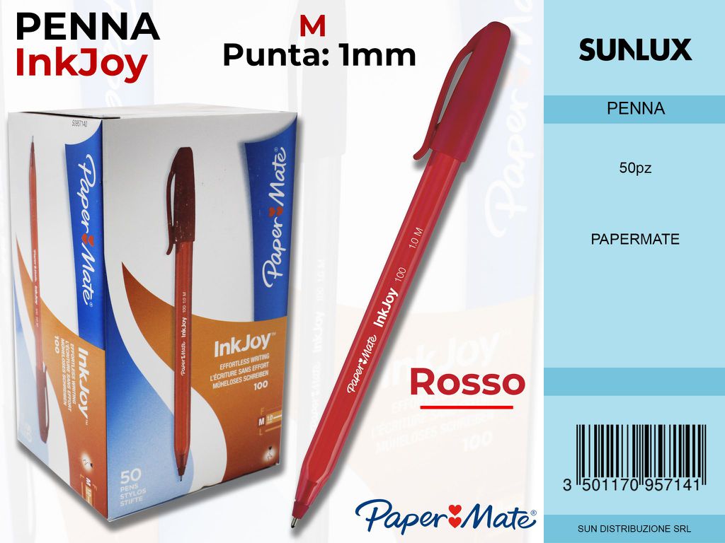 Ink Joy Cap 100 Rosso 50