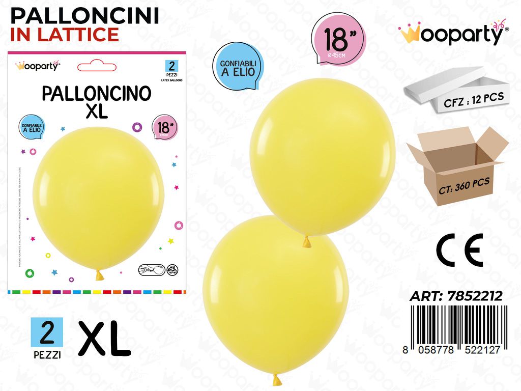 Wooparty Palloncini Lattice Xl 2PCS 45CM