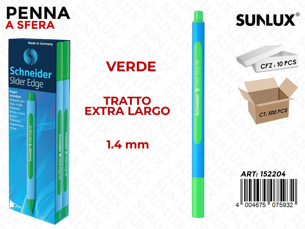 Schneider Slider Edge Xb Verde
