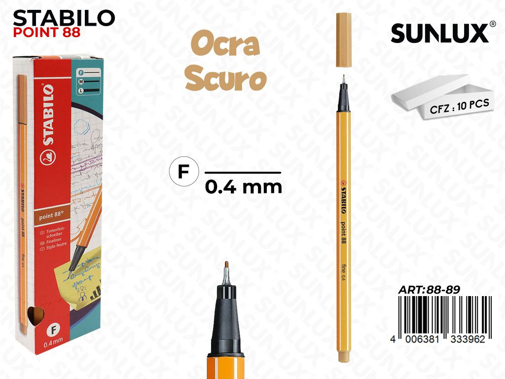 Stabilo Point 88-89 Ocra Scuro 0.4MM