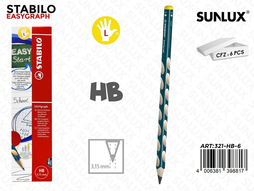 Stabilo Easy Graph Left Hb