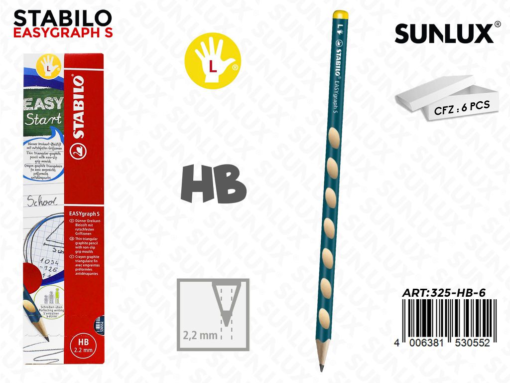 Stabilo Easy Graph Left Hb