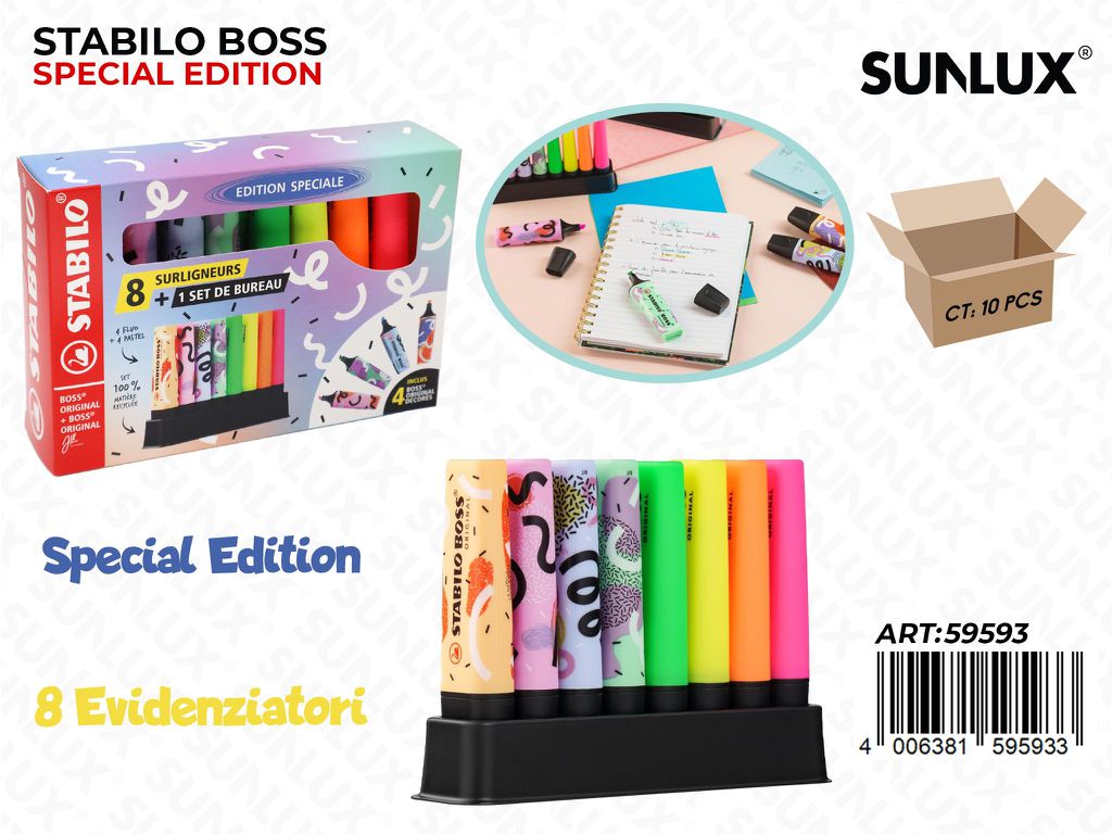 Stabilo Boss Special Edition Set 8PCS Ass.