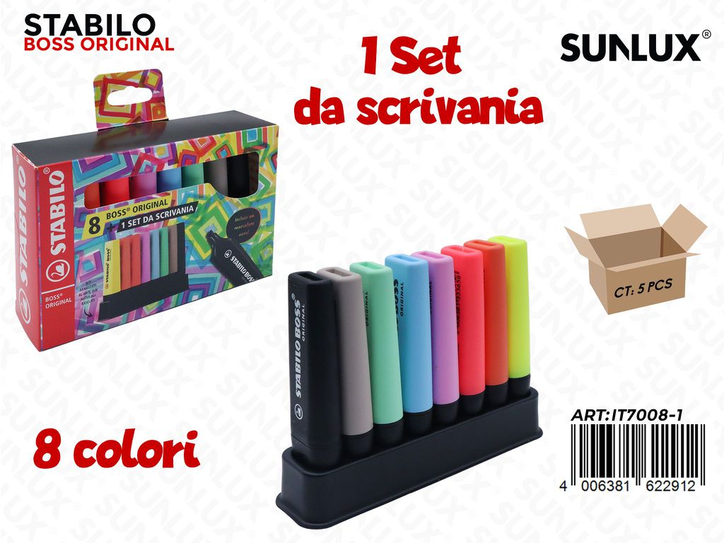 Stabilo Boss Original Set 8PCS Ass.