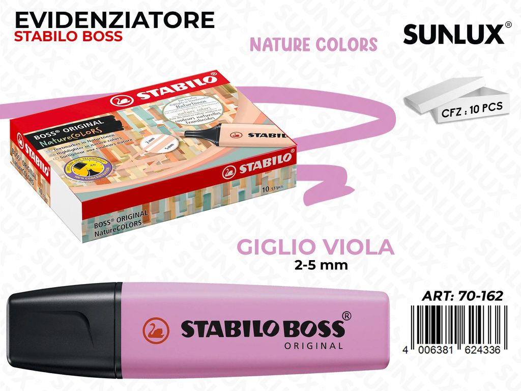 Stabilo Boss Nature Colors Giglio Viola 2-5MM