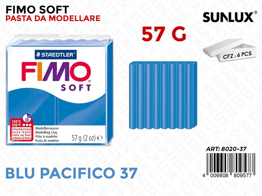 Staed.fimo Soft 57G 37 Azzurro