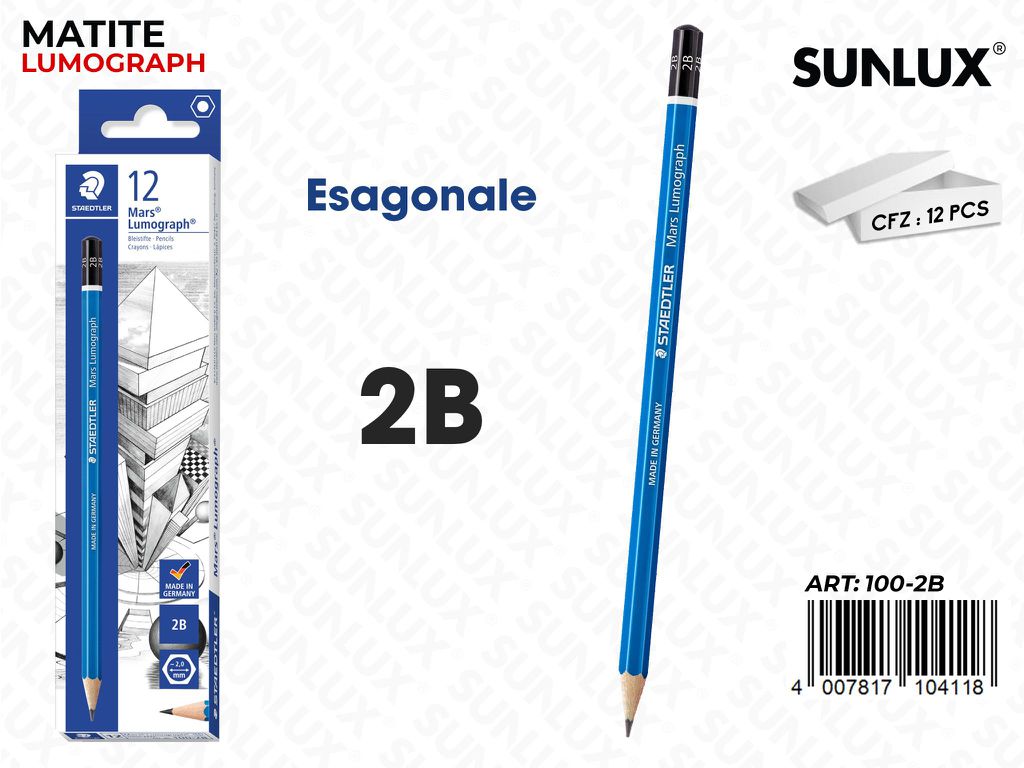 Staed. Matite Mars Lumograph 2B