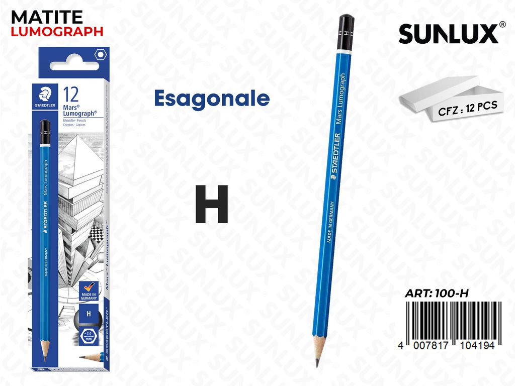 Staed. Matite Mars Lumograph H