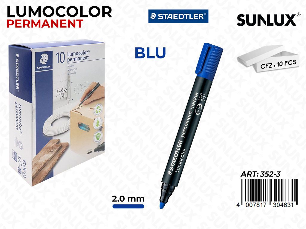 Lumocolor Permanent 352 Blu 2.0MM
