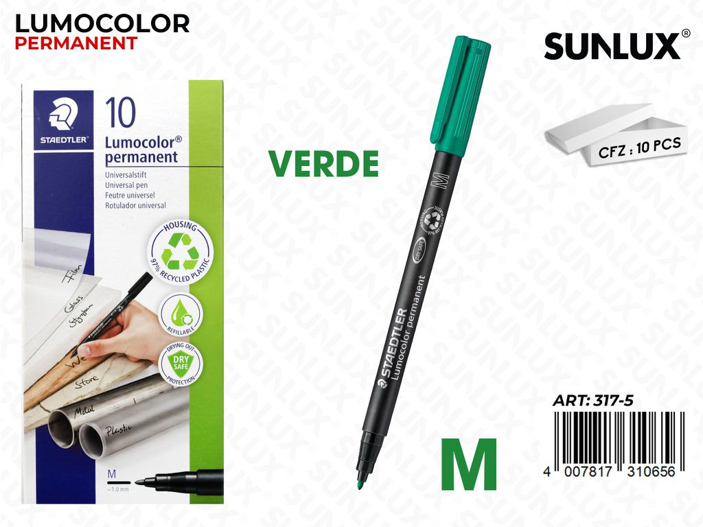 Staedtler Lumocolor 317 M Verde