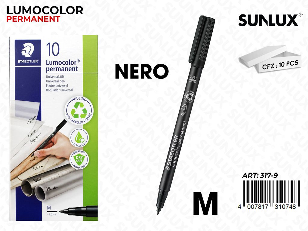 Staedtler Lumocolor 317 M Nero