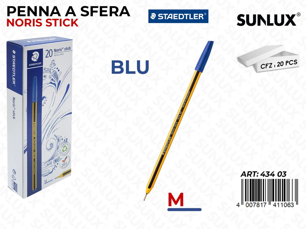 Penna Sfera Noris STICK434 M Blu
