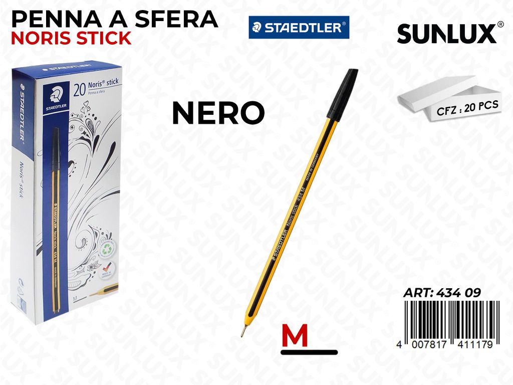 Penna Sfera Noris STICK434 M Nero