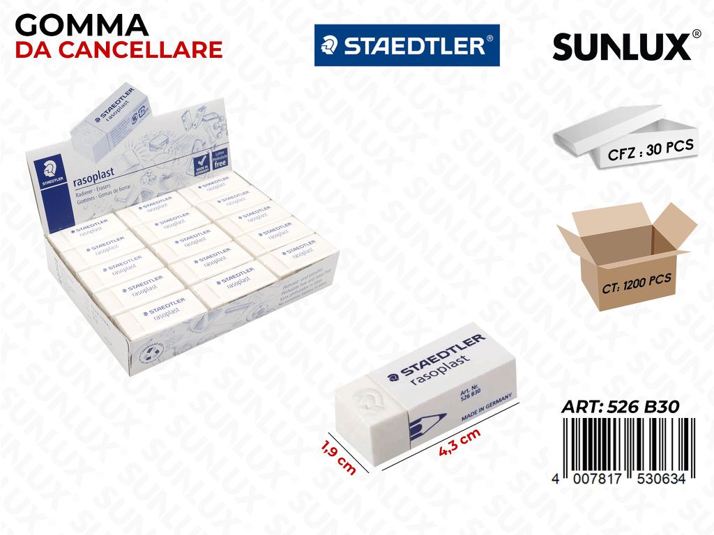 Gomma Staedtler Rasoplast 4.3*1.9CM