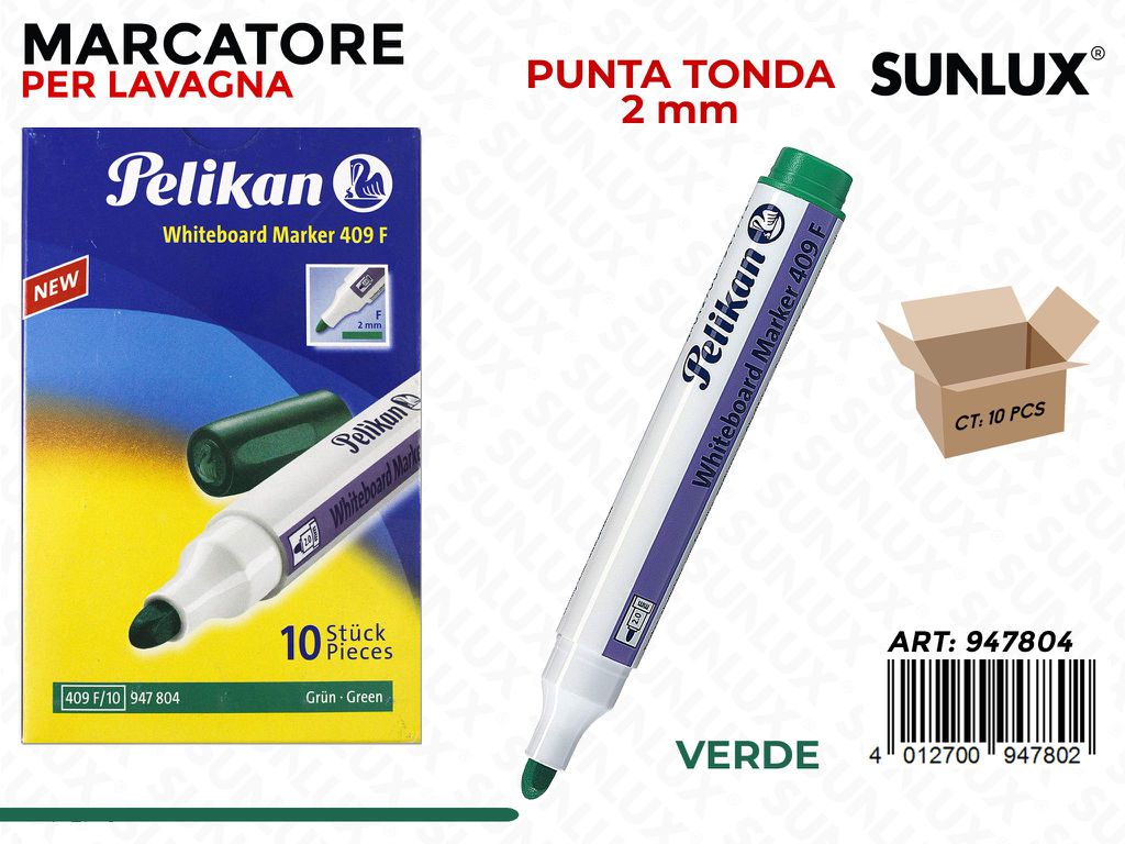 Marcatore per Lavagna Verde 2MM