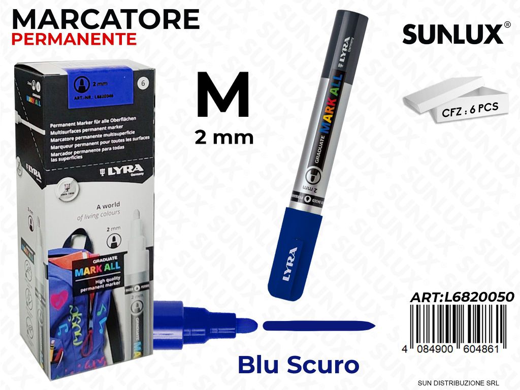 Lyra Mark All Blu Scuro 2MM