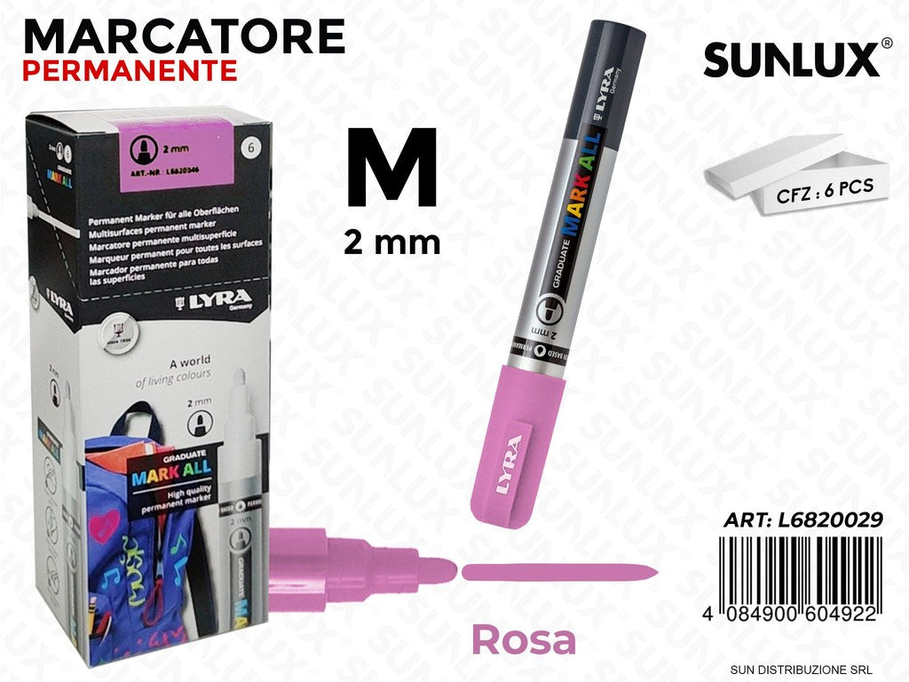 Lyra Mark All Rosa 2MM