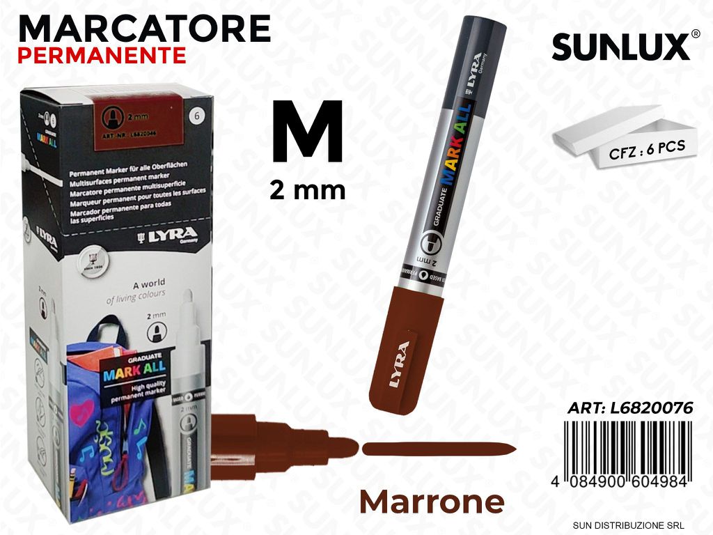 Lyra Mark All Marrone 2MM