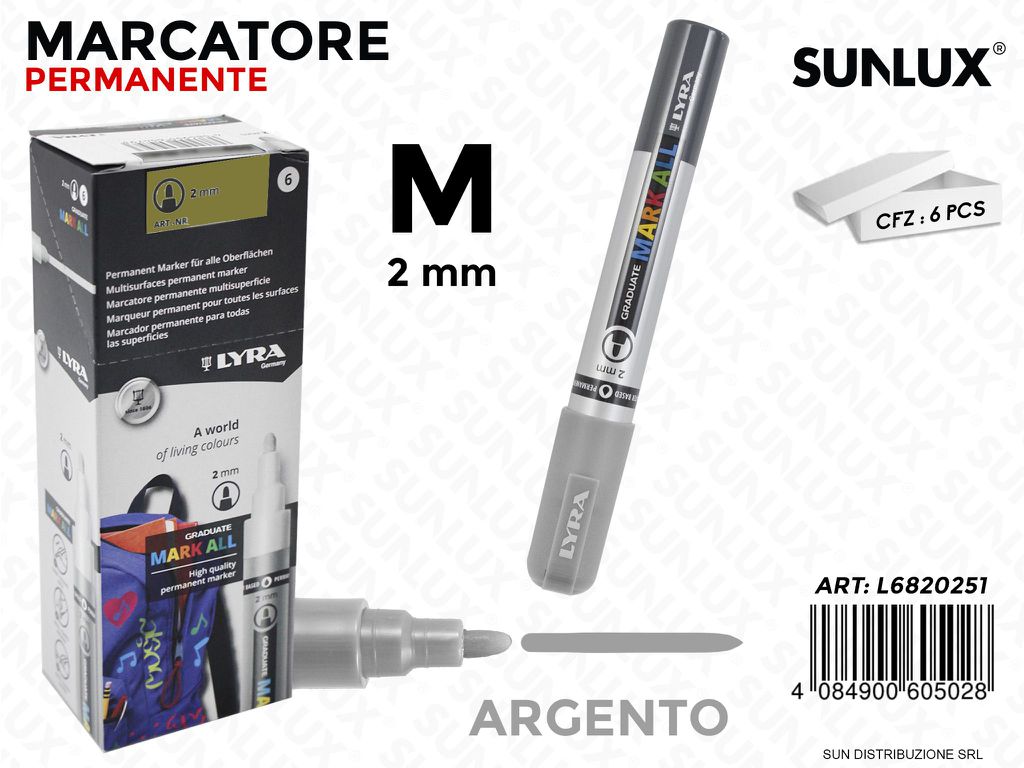 Lyra Mark All Argento 2MM
