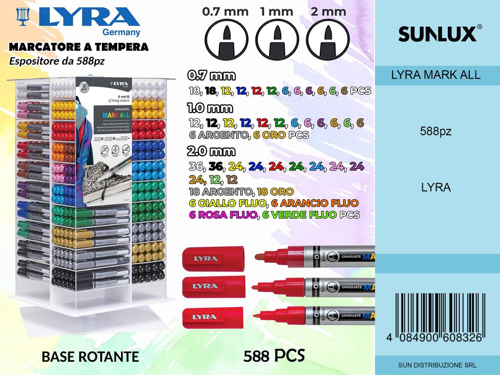 Esp. Lyra Mark All Col. Ass. Punte Ass.