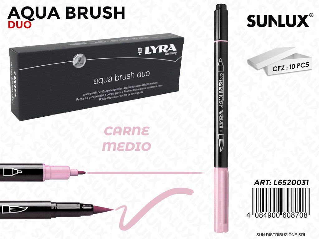 Lyra Aqua Brush Duo Carne Medio