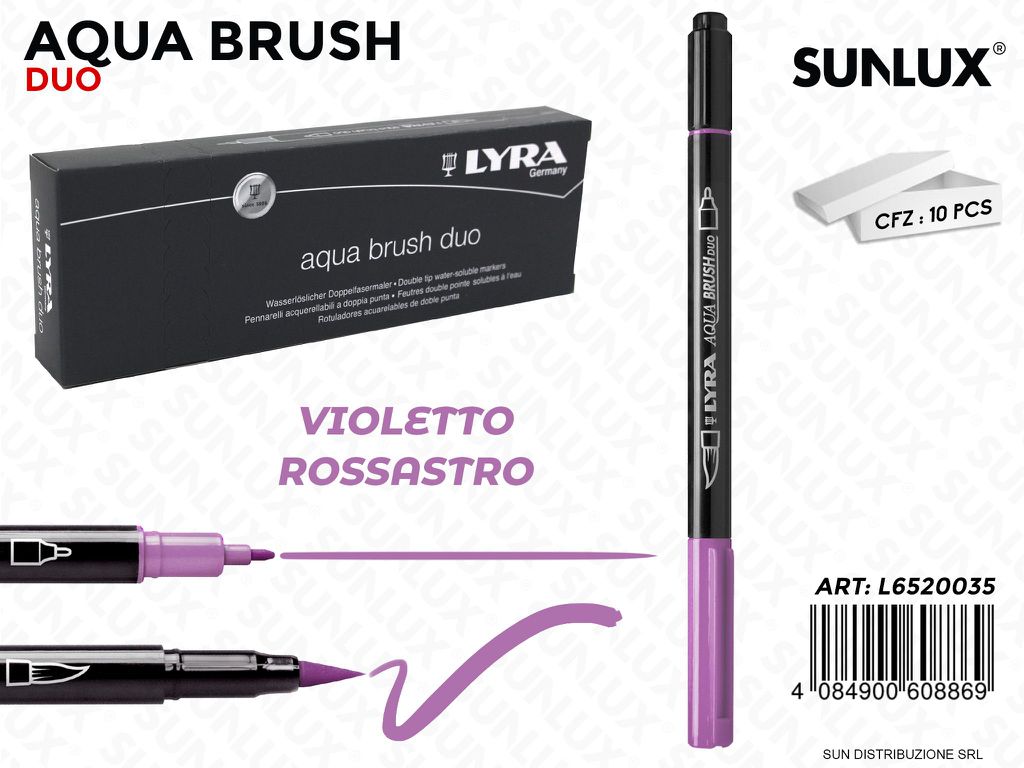 Lyra Aqua Brush Duo Violetto Rossastro