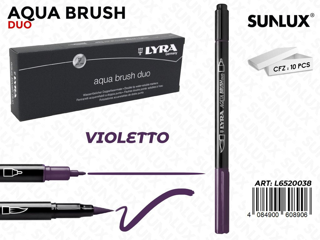 Lyra Aqua Brush Duo Violetto