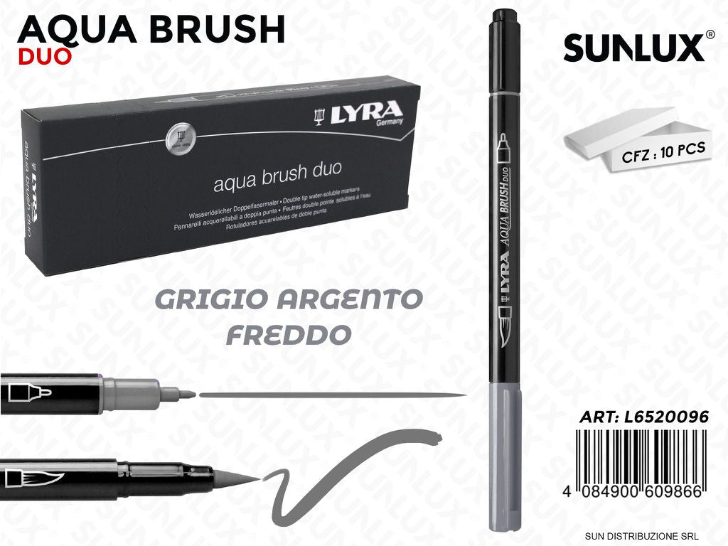 Lyra Aqua Brush Duo Grigio Arg. Freddo