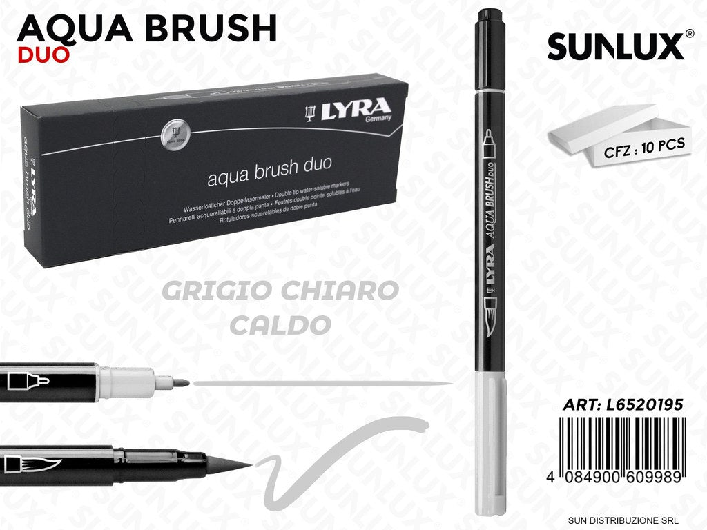 Lyra Aqua Brush Duo Grigio Chiaro Caldo