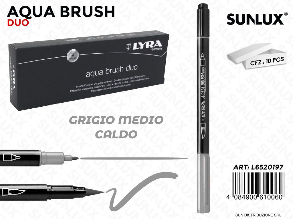 Lyra Aqua Brush Duo Grigio Medio Caldo