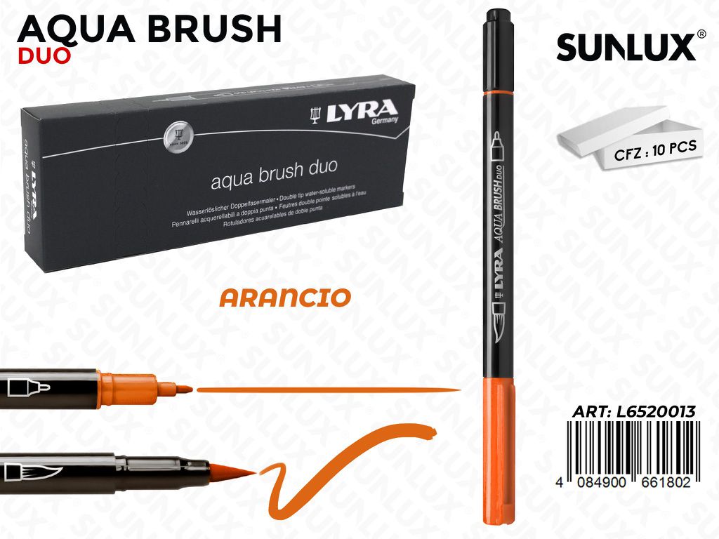 Lyra Aqua Brush Duo Arancio