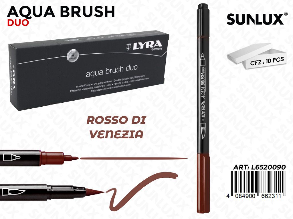 Lyra Aqua Brush Duo Rosso di Venezia