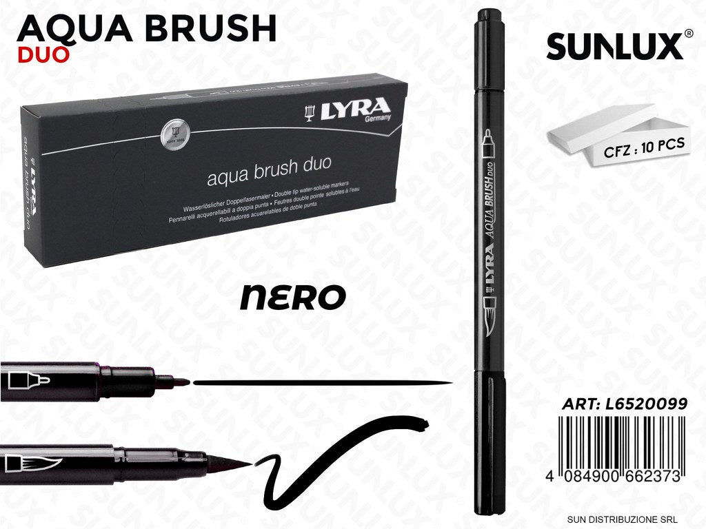 Lyra Aqua Brush Duo Nero