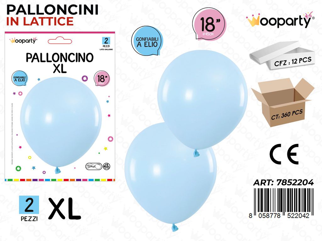 Wooparty Palloncini Lattice Xl 2PCS 45CM