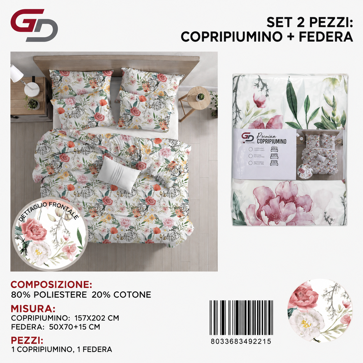 Parure Copripiumino Uh 148
