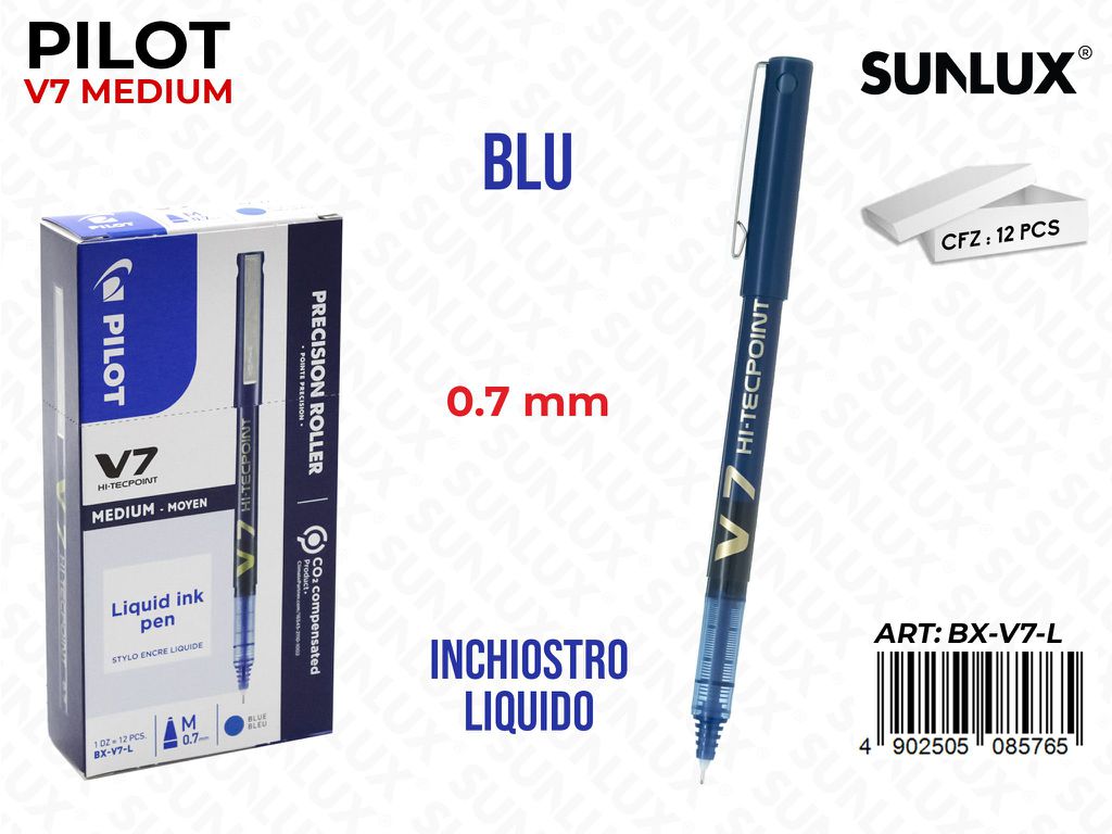 Pilot V7 Blu da 12