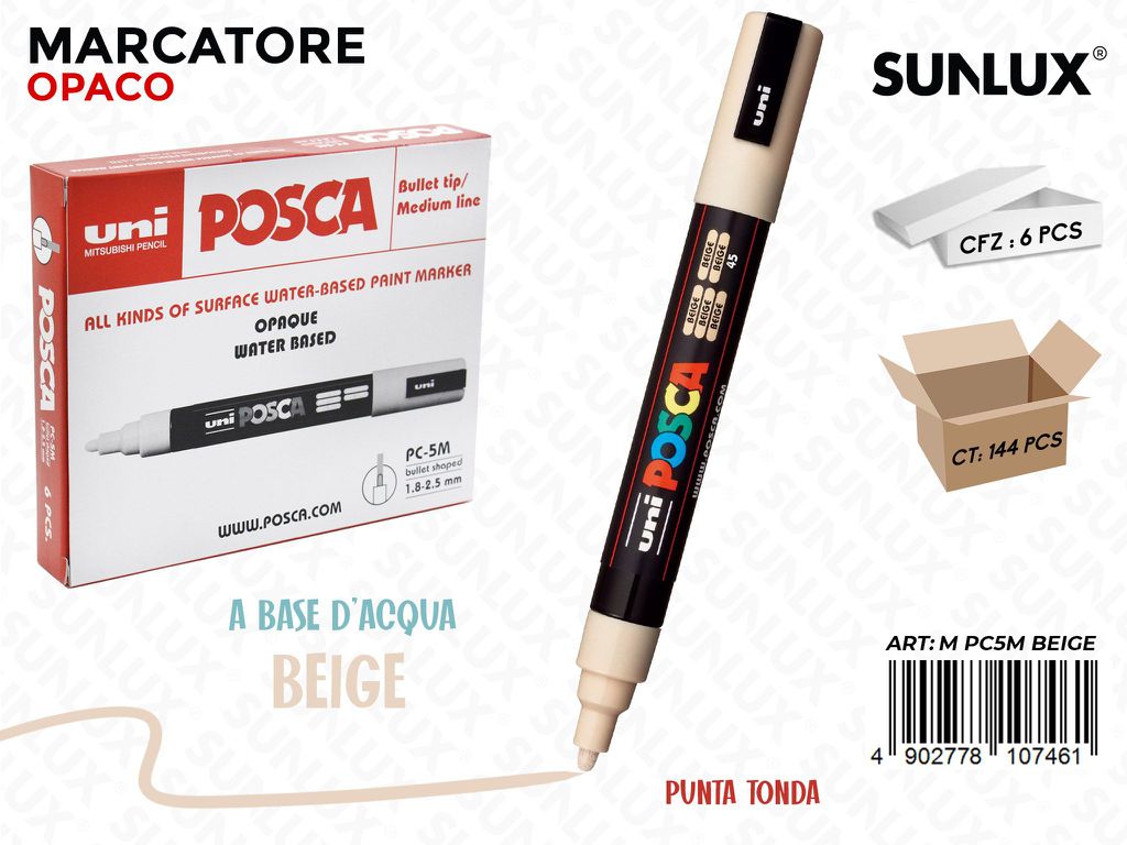 Uni Posca PC-5M M Beige